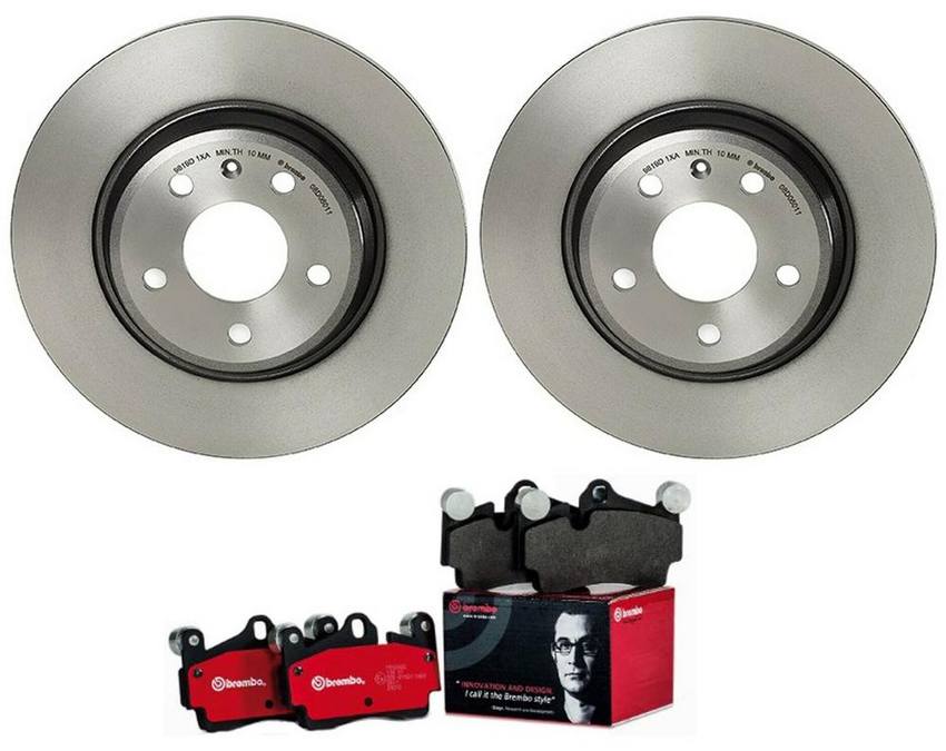 Brembo Brakes Kit - Pads and Rotors Rear (300mm) (Ceramic)